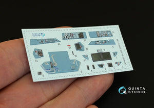 Quinta Studio QD48057 Su-35S 3D-Printed &amp;amp; coloured Interior on decal paper (for GWH kit) 1/48 – zdjęcie 4
