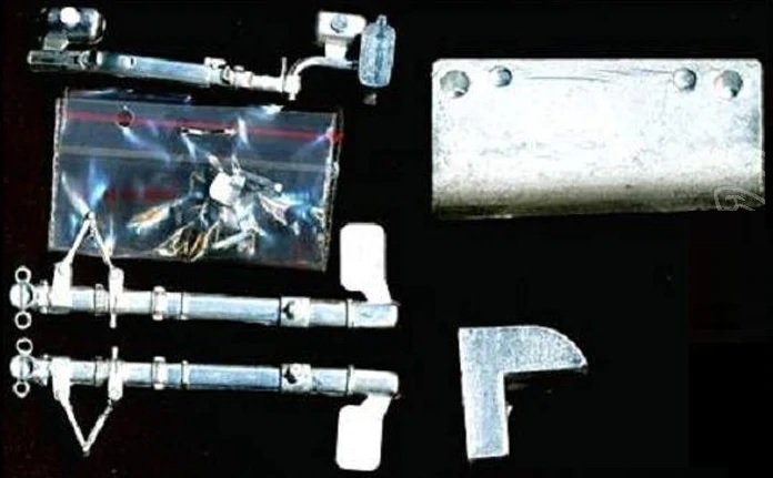 HK Models 01EA01 B-25H/J Mitchell Landing Gear &amp;amp; Weight (for HK Models B-25) 1/32