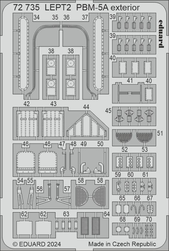 Eduard 72735 PBM-5A exterior ACADEMY 1/72