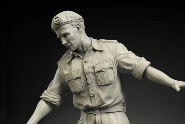 Panzer Art FI35-031 British RAC North Africa loading 2pdr ammo soldier No.2 1/35 – zdjęcie 3