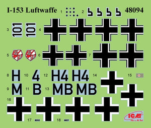 ICM 48094 I-153 Luftwaffe with Pilots and Ground Personnel 1/48 – zdjęcie 2