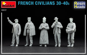 Miniart 38037 French Civilians 30-40s. (resin heads) 1/35 – image 3