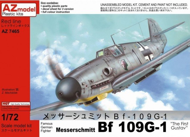 AZ Model AZ7465 Messerschmitt Bf 109G1 "The First Gustav"
