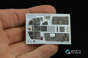 Quinta Studio QDS-32155 F-15C Early/F-15A/F-15J early 3D-Printed &amp;amp; coloured Interior on decal paper (Tamiya) (small version) 1/32 – zdjęcie 12
