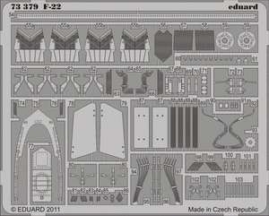 Eduard 73379 F-22 S. A. 1/72 FUJIMI – zdjęcie 2