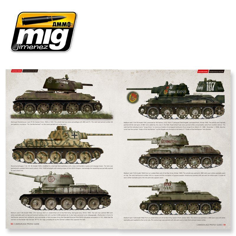 AMMO of Mig Jimenez 6007 EASTERN FRONT. RUSSIAN VEHICLES 1935-1945. CAMOUFLAGE GUIDE (English) – image 3