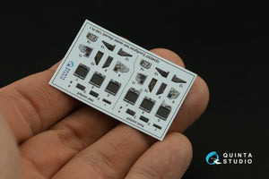 Quinta Studio QD48307 Eurofighter twin seater 3D-Printed coloured Interior on decal paper (Revell) 1/48 – zdjęcie 8