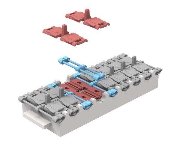 Rye Field Model 5054 TR60 Workable Track Links for Challenger 2 1/35 – zdjęcie 2