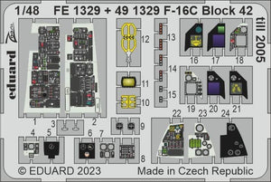 Eduard BIG49365 F-16C Block 42 till 2005 KINETIC MODEL 1/48 – zdjęcie 6
