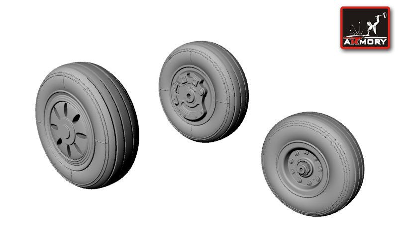 Armory Models AW48305 Canadian F-35 Lightning-II wheels 1/48 – image 4