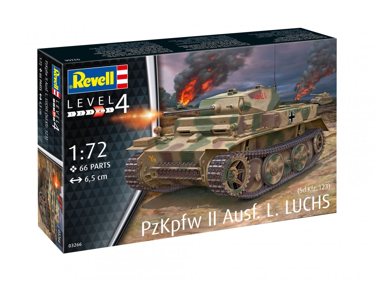 Revell 03266 PzKpfw II Ausf.L LUCHS (Sd.Kfz.123) 1/72