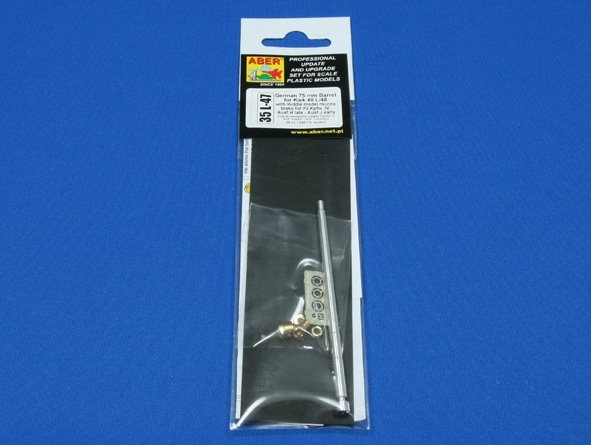 Aber 35L-047N German 75mm barrel for Kwk 40 L/48 with middle model muzzle brake for Pz.Kpfw. IV, Ausf.H late - Ausf.J early 1/35 – image 3