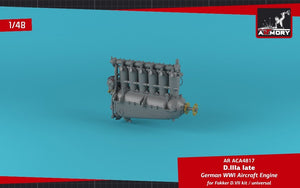 Armory Models ACA4817 German WWI Aircraft Engine mod. D.IIIa 1/48 – zdjęcie 2