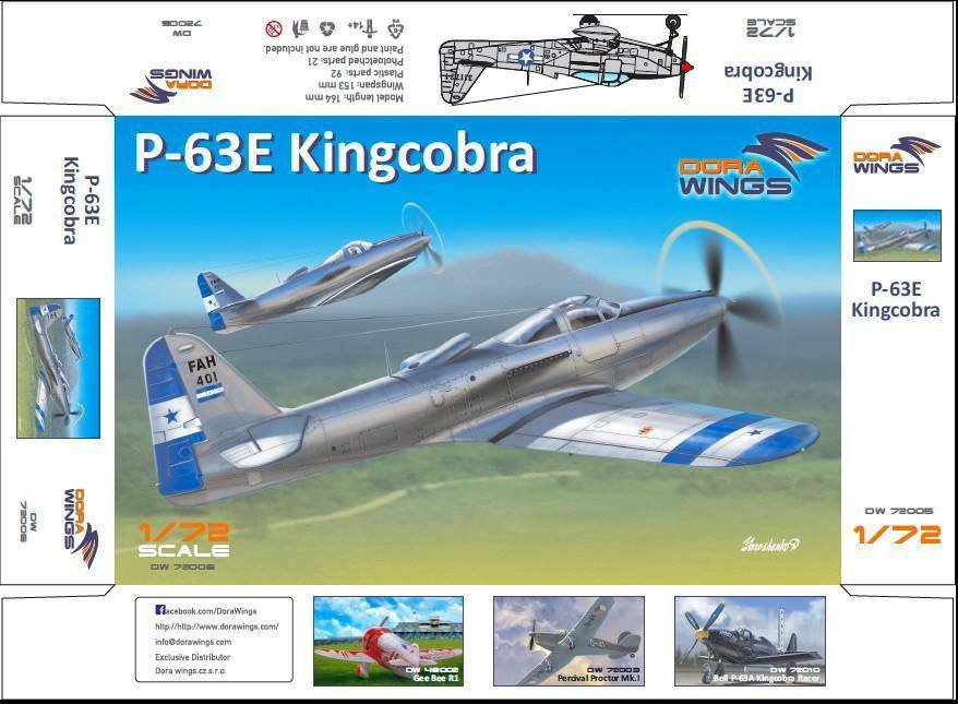 Dora Wings 72005 Bell P-63E-1-BE Kingcobra 1/72 – image 2