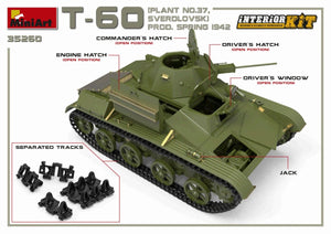 MiniArt 35260 T-60 PLANT N.37, SVERDLOVSK PROD. SPRING 1942. INTERIOR KIT 1/35 – zdjęcie 11