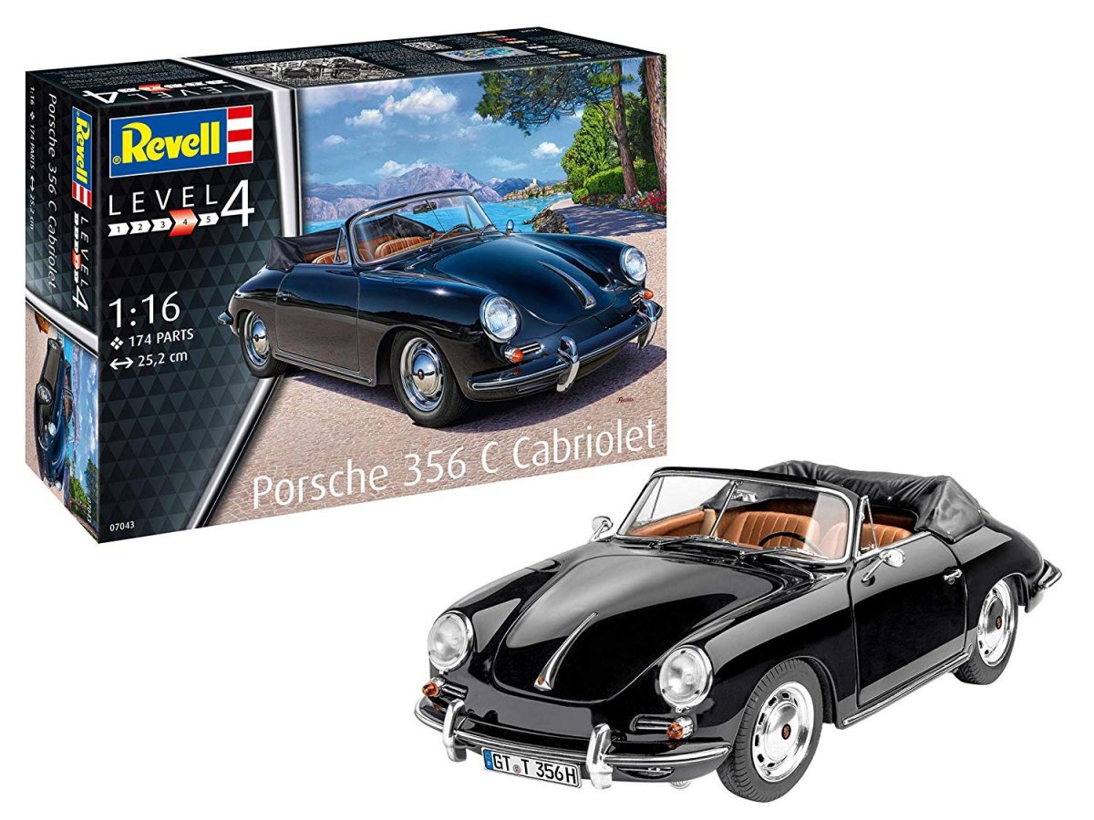 Revell 07043 Porsche 356 Cabriolet 1/16 – zdjęcie 5