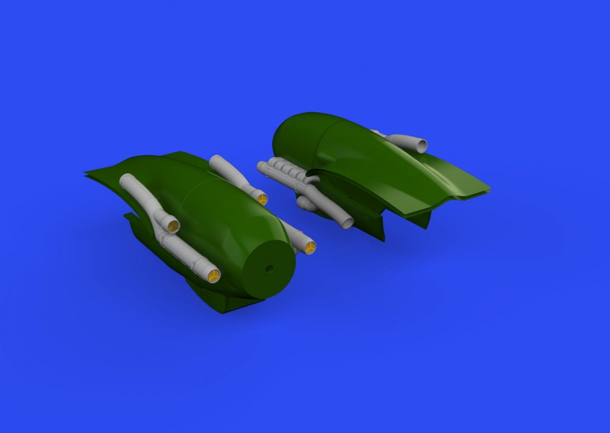 Eduard 648606 Bf 110G-4 exhaust stacks for Eduard 1/48 – zdjęcie 3