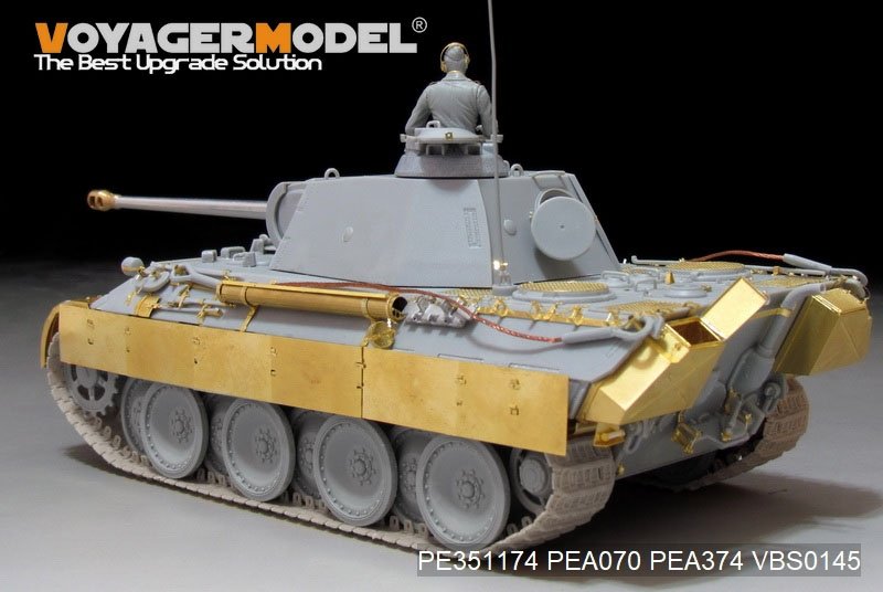 Voyager Model PE351174 WWII German Panther A early ver. Basic（For MENG TS-046）1/35 – zdjęcie 2