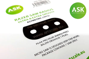ASK T0014 Razor Saw Radius: ultra &amp;amp; extra smooth asymetric (2 pcs) 65/105 teeth
