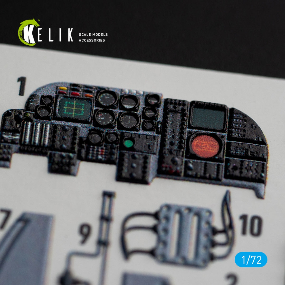 KELIK K72067 A-6E INTRUDER INTERIOR 3D DECALS FOR ITALERI KIT 1/72 – image 3