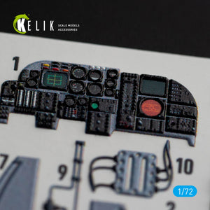 KELIK K72067 A-6E INTRUDER INTERIOR 3D DECALS FOR ITALERI KIT 1/72 – image 3
