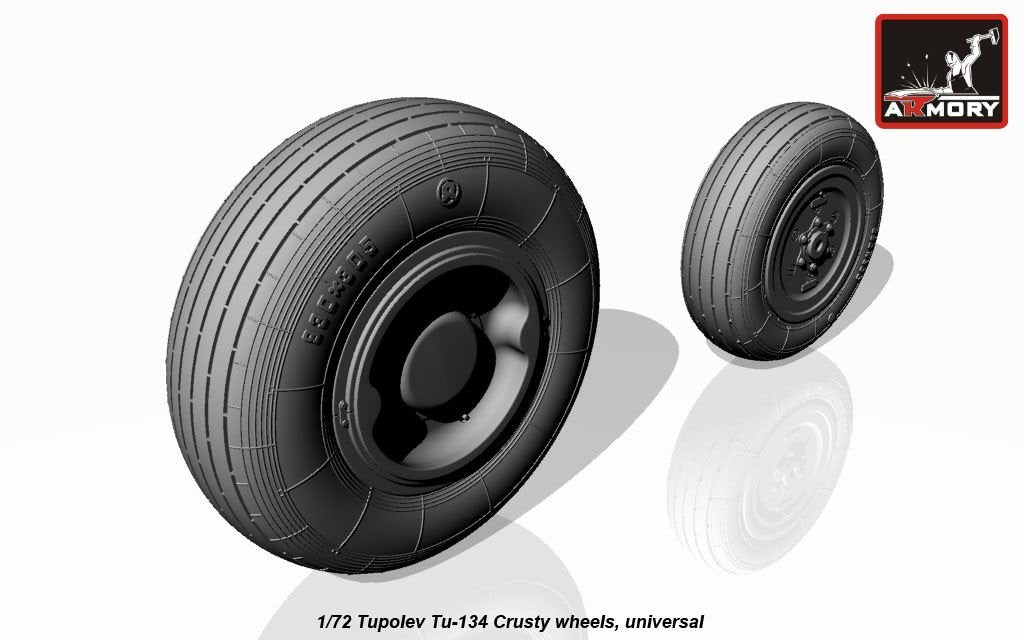 Armory Models AW72042 Tupolev Tu-134 Crusty wheels 1/72 – zdjęcie 5