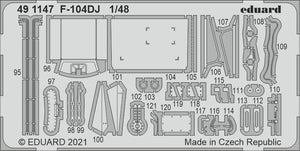 Eduard 491147 F-104DJ for KINETIC 1/48 – zdjęcie 2