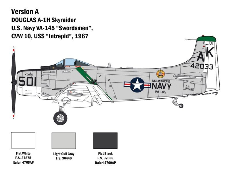 Italeri 2788 Douglas A-1H Skyraider 1/48 – image 3