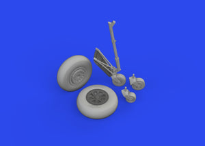 Eduard 648964 TBF/ TBM wheels w/ smooth tire ACADEMY 1/48 – image 3