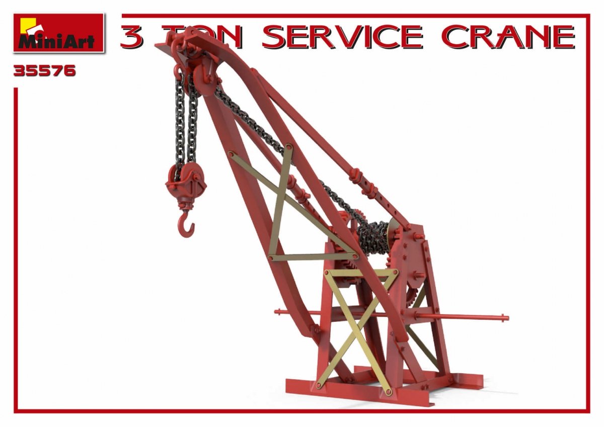 MiniArt 35576 3 TON SERVICE CRANE 1/35 – image 5