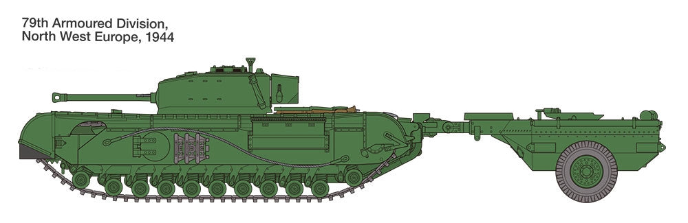 Tamiya 32594 British Tank Churchill Mk. VII Crocodile 1/48 – image 9