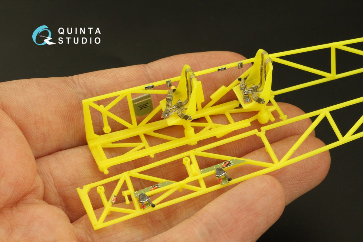 Quinta Studio QD48360 Stearman Pt-17 Kaydet 3D-Printed &amp;amp; coloured Interior on decal paper (Revell) 1/48 – zdjęcie 8