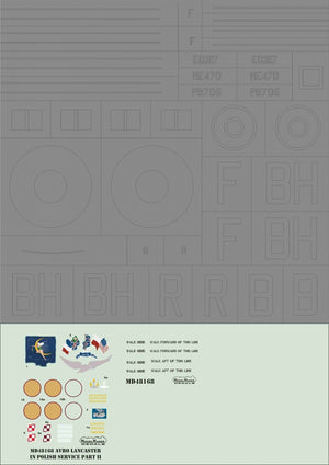ModelMaker Decals MD48168 Avro Lancaster in Polish service part I 1/48 – image 3