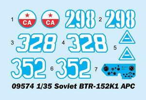 Trumpeter 09574 Soviet BTR-152K1 APC 1/35 – image 3