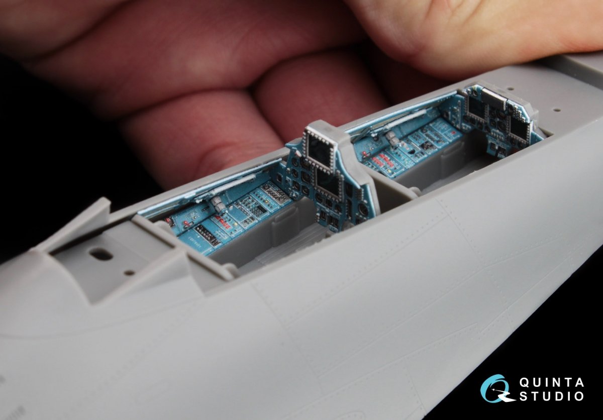 Quinta Studio QD48047 Su-30MKK 3D-Printed &amp;amp; colored Interior on decal paper (for HobbyBoss kit) 1/48 – image 9