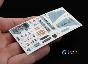 Quinta Studio QD32002 Su-25SM 3D-Printed &amp;amp; colored Interior on decal paper (for Trumpeter kit) 1/32 – image 3