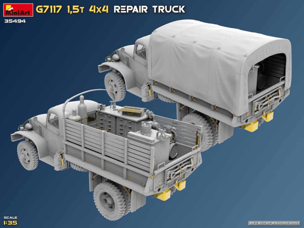 MiniArt 35494 G7117 1,5T 4x4 Repair Truck 1/35 – zdjęcie 40