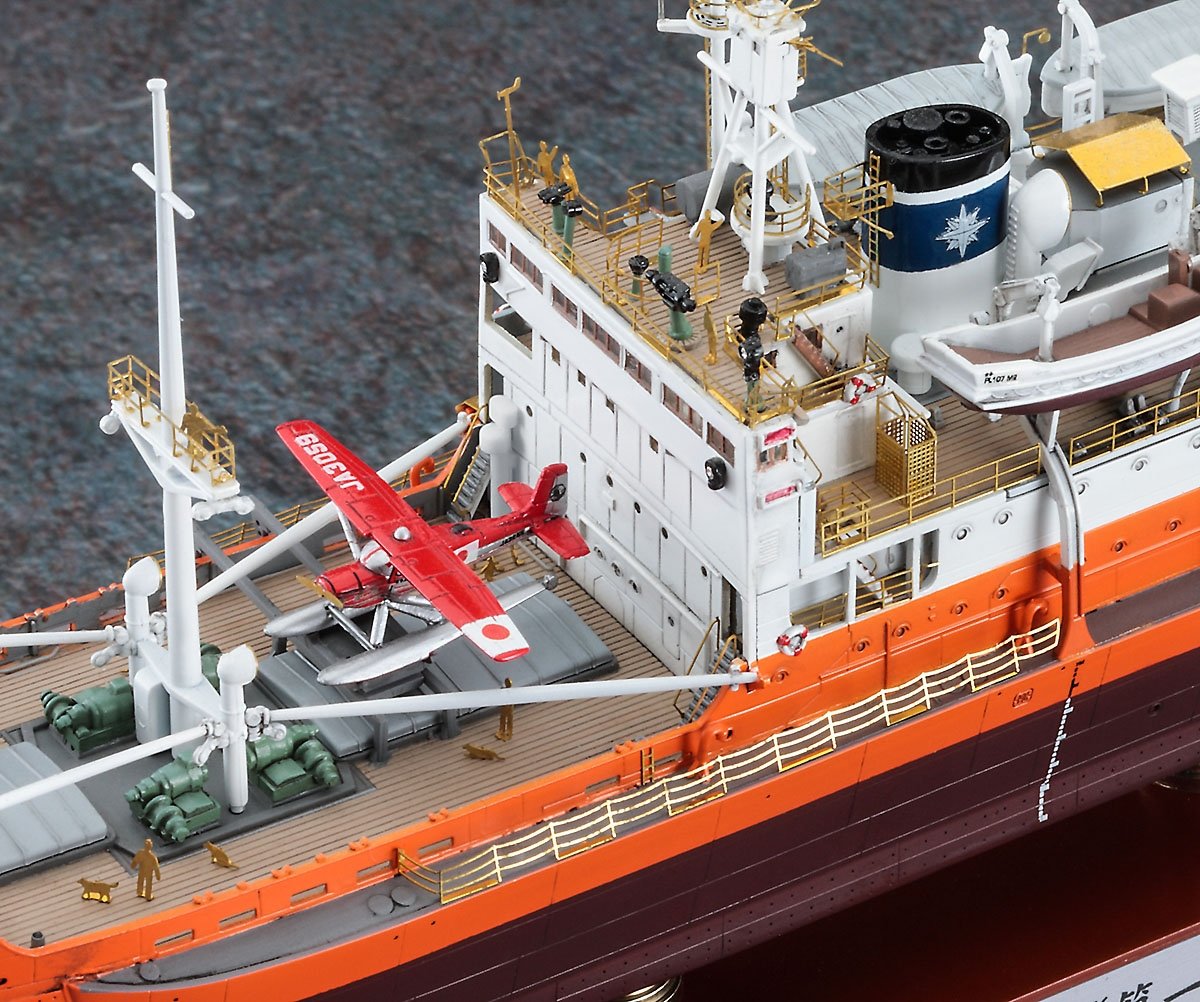 Hasegawa CH52 ANTARCTICA OBSERVATION SHIP SOYA “ANTARCTICA OBSERVATION 1st CORPS SUPER DETAIL” 1/350 – zdjęcie 5