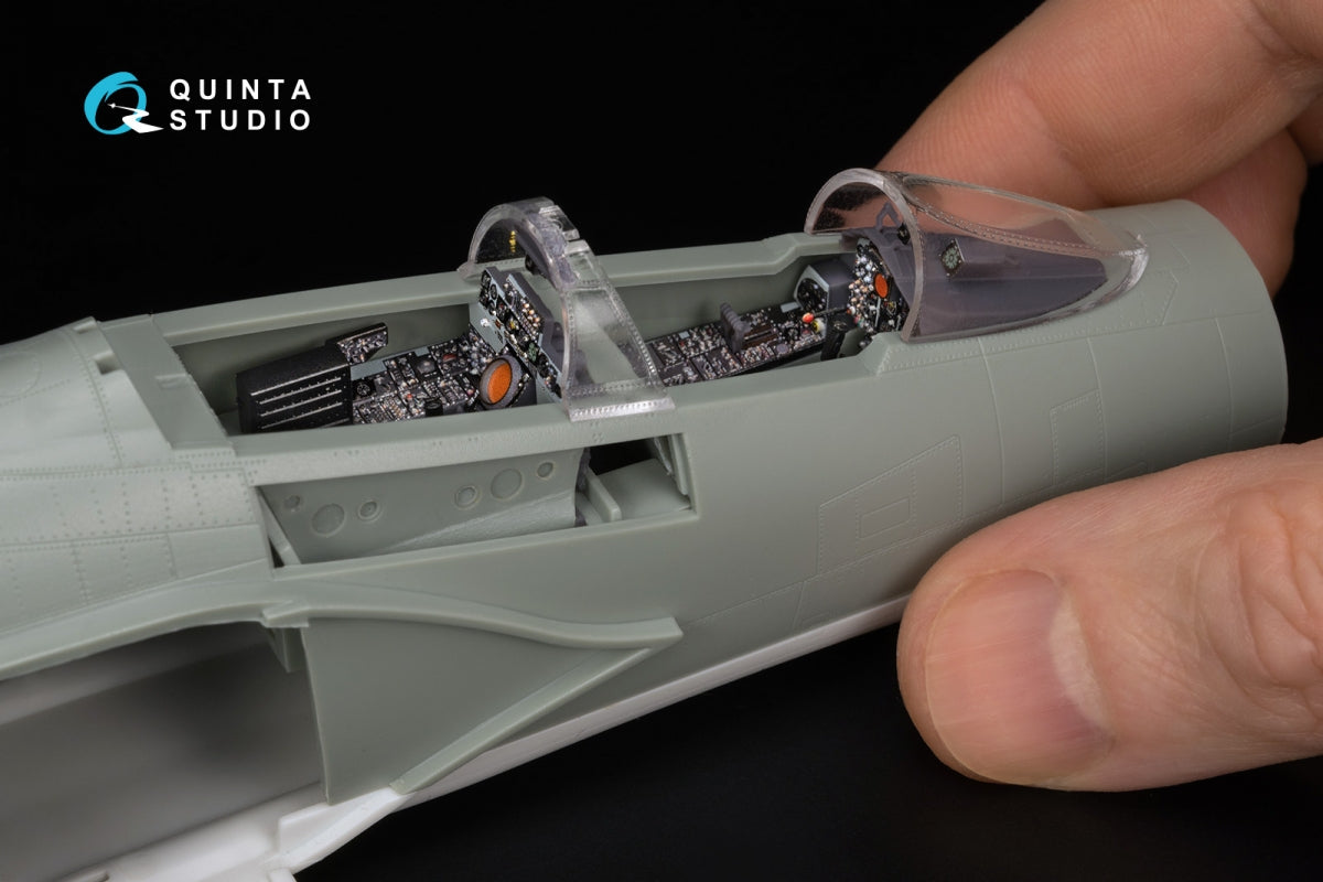 Quinta Studio QDS+48490 F-4S Phantom II 3D-Printed &amp;amp; coloured Interior on decal paper (Academy) (Small version) (with 3D-printed resin parts) 1/48 – zdjęcie 14