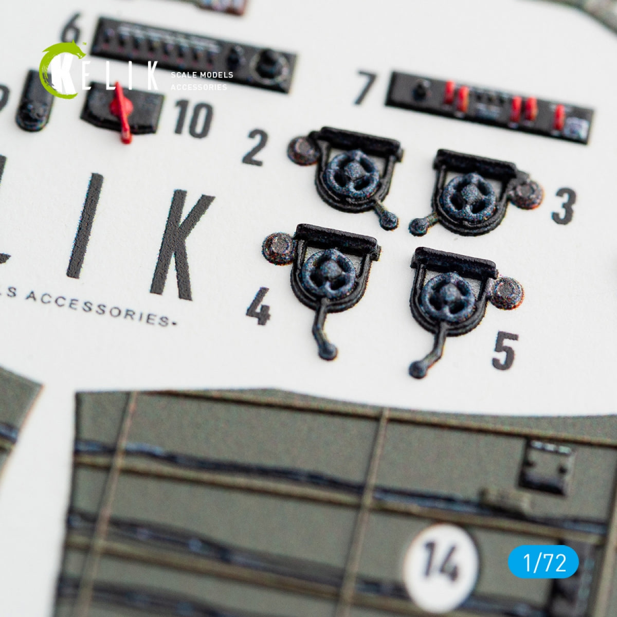 KELIK K72061 PBY-5A CATALINA INTERIOR 3D DECALS FOR TAMIYA KIT 1/72 – zdjęcie 3