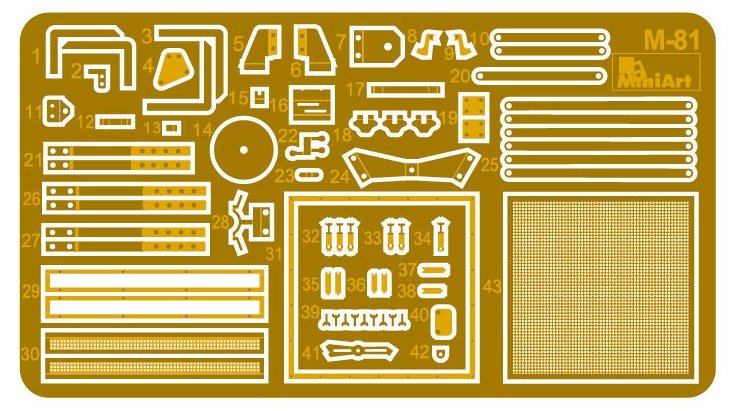 MiniArt 35238 BERGEPANZER T-60 ( r ) INTERIOR KIT 1/35 – image 2