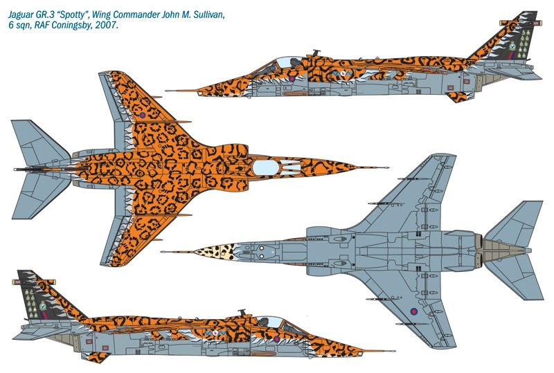 Italeri 1357 JAGUAR Gr.3 &amp;quot;BIG CAT&amp;quot; Special Colors 1/72 – zdjęcie 3