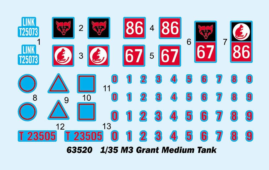I Love Kit 63520 M3 Grant Medium Tank 1/35 – Bild 3