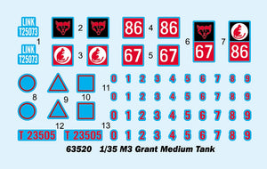 I Love Kit 63520 M3 Grant Medium Tank 1/35 – Bild 3