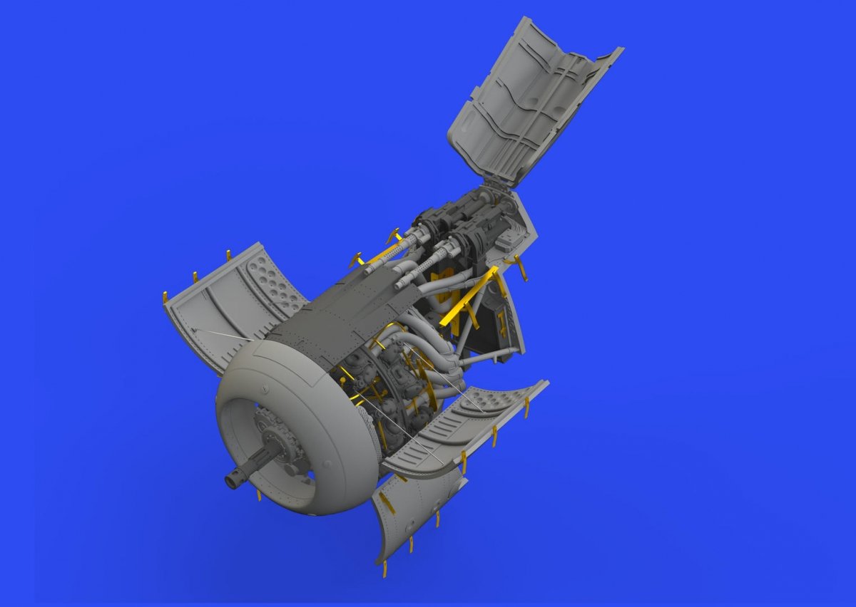 Eduard 648650 Fw 190F-8 engine &amp;amp; fuselage guns EDUARD 1/48 – zdjęcie 2