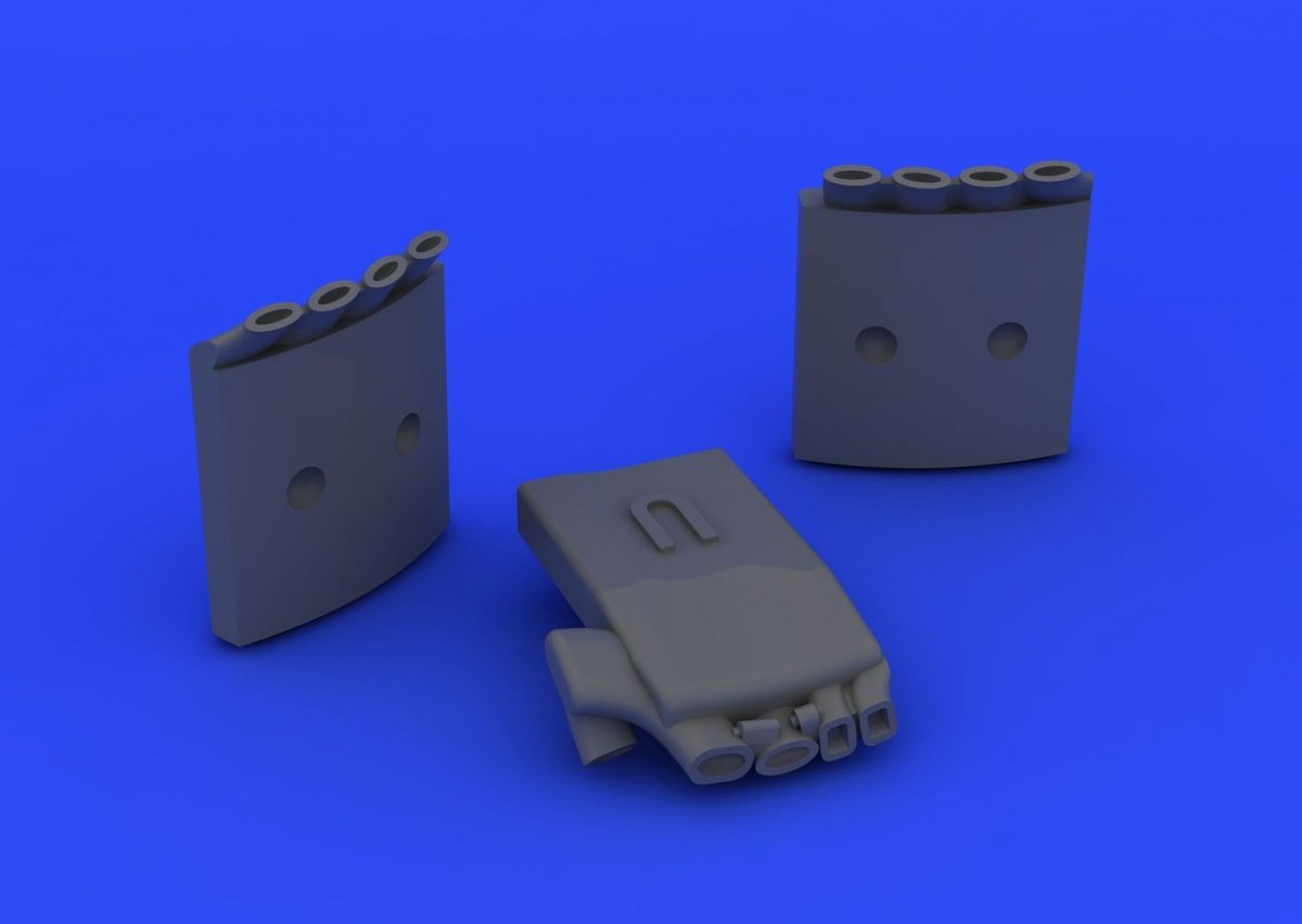 Eduard 672085 Fw 190A exhaust stacks 1/72 (EDUARD) – zdjęcie 5