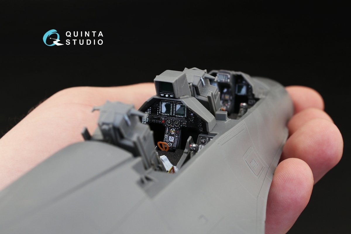 Quinta Studio QD32031 F-16I 3D-Printed &amp;amp; coloured Interior on decal paper (for Academy kit) 1/32 – zdjęcie 4