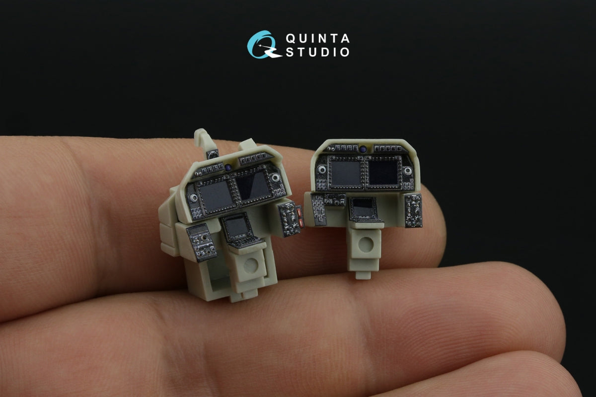 Quinta Studio QD+48535 AH-1Z Zulu Cobra/Viper 3D-Printed &amp;amp; coloured Interior on decal paper (KittyHawk) (with 3D-printed resin parts) 1/48 – zdjęcie 12