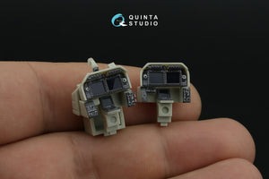 Quinta Studio QD+48535 AH-1Z Zulu Cobra/Viper 3D-Printed &amp;amp; coloured Interior on decal paper (KittyHawk) (with 3D-printed resin parts) 1/48 – zdjęcie 12