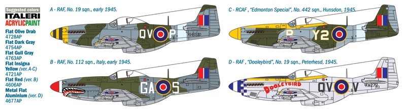 Italeri 2745 Mustang Mk.IV 1/48 – image 3